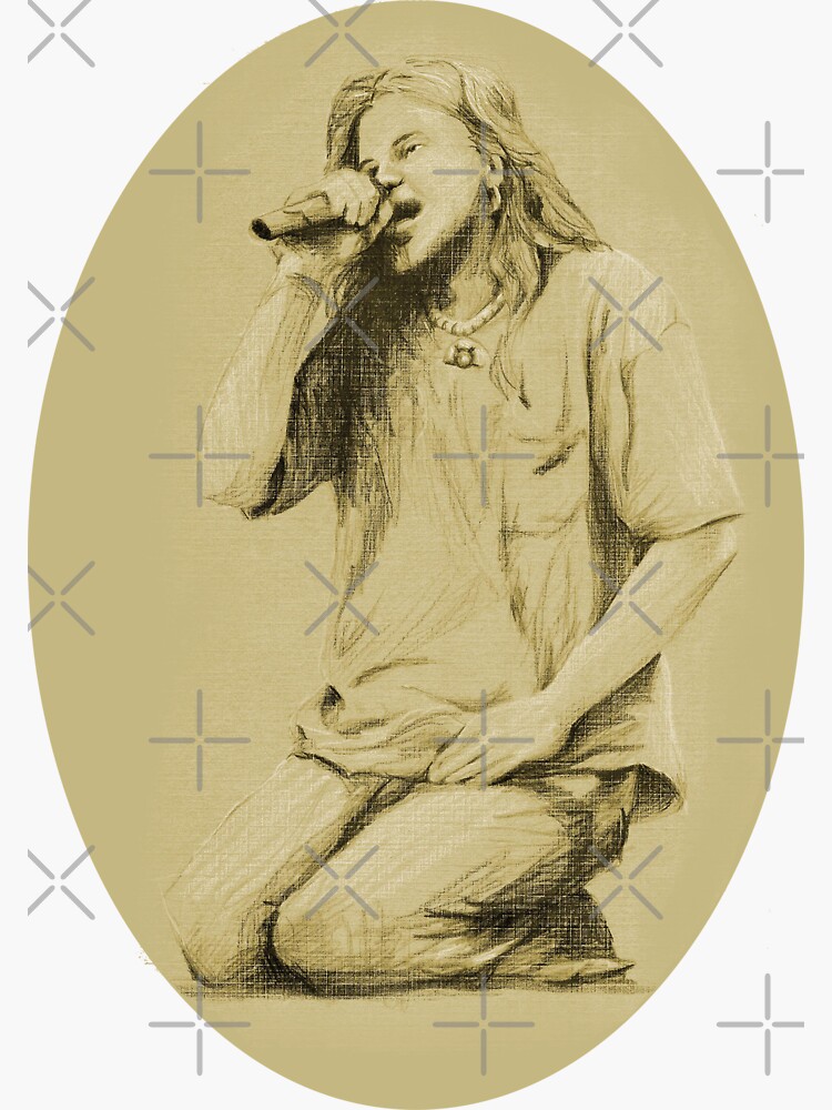 Shannon Hoon Sticker By Artbylaurenj Redbubble