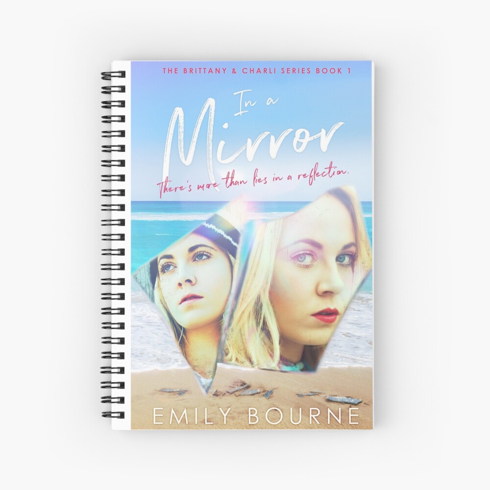 In A Mirror - Book Cover- Notebook Spiral Notebook