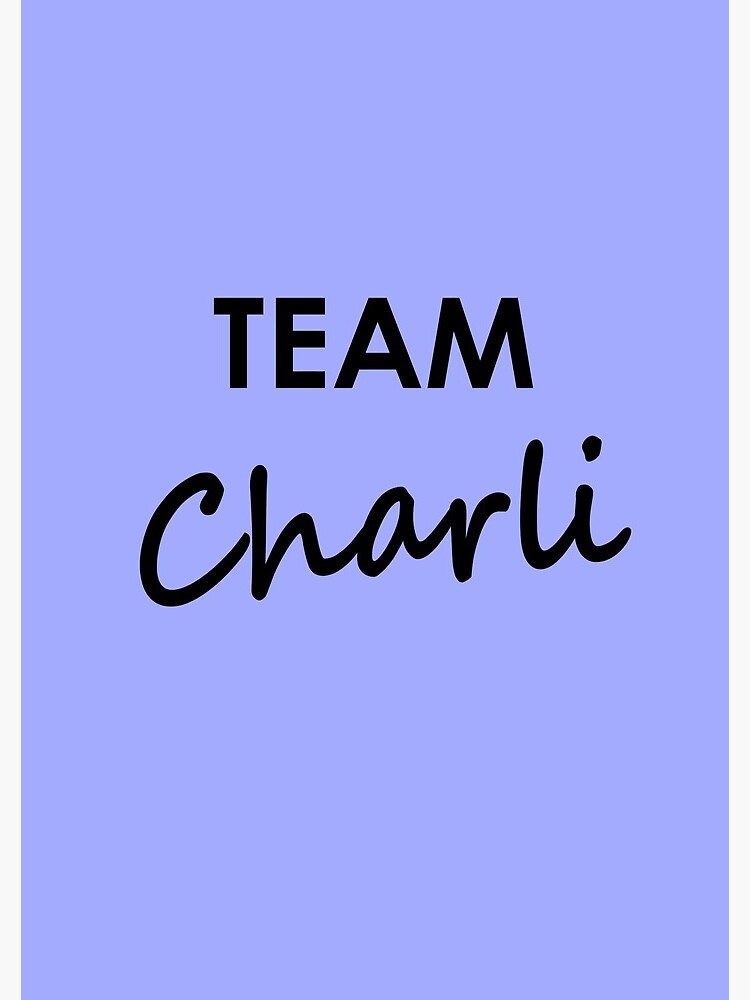 Team Charli - Notebook by embourne