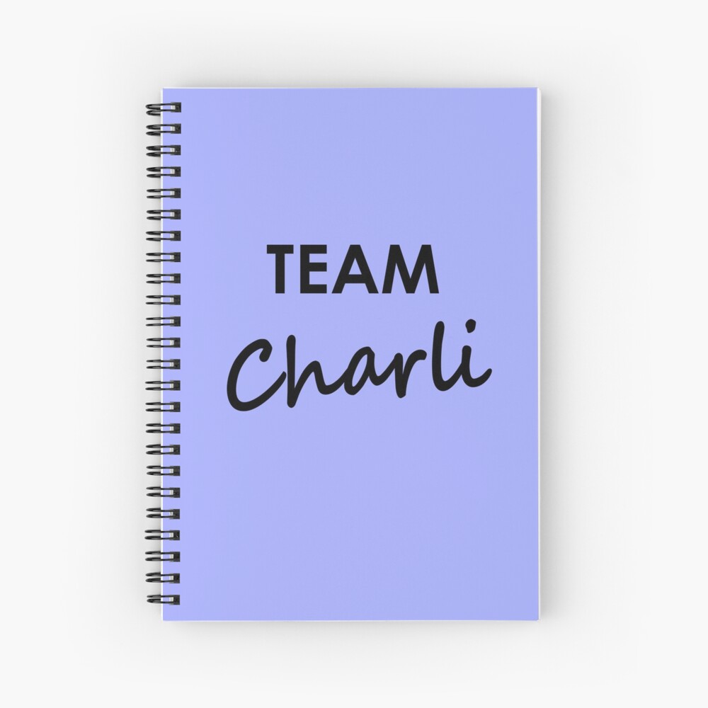Team Charli - Notebook Spiral Notebook