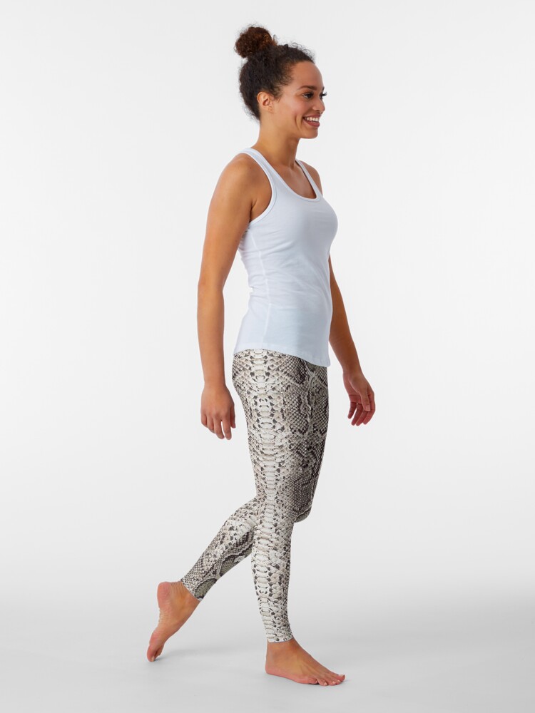 Alternate view of Snake Skin Print Leggings