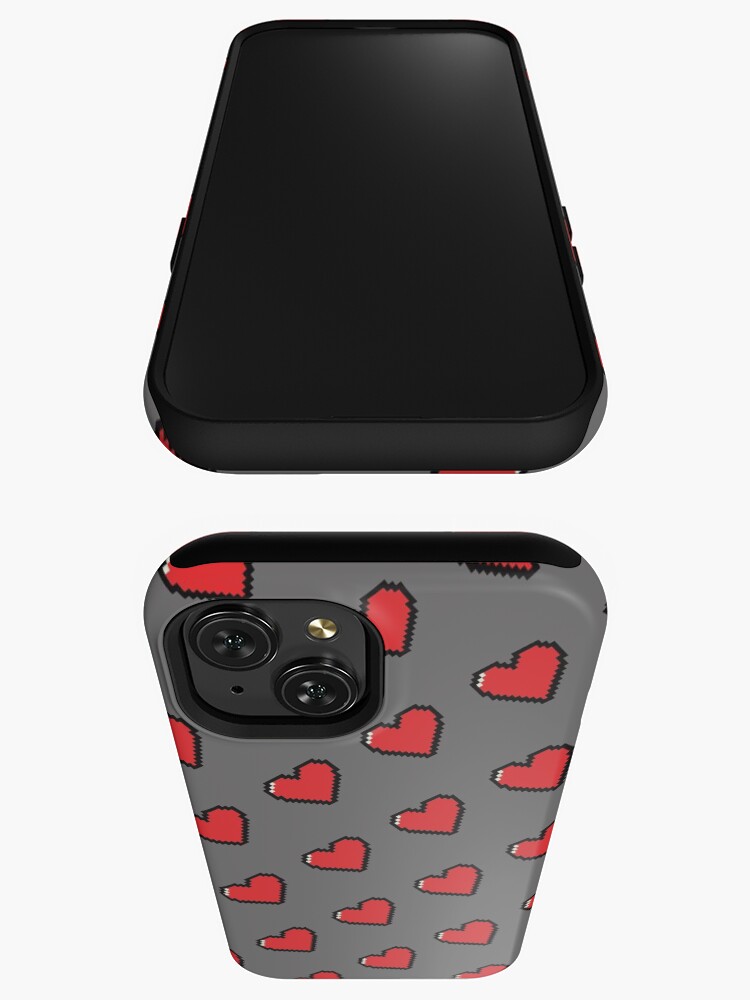 Thumbnail 3 of 4, iPhone Case, Digital Hearts Pattern designed and sold by savesarah.