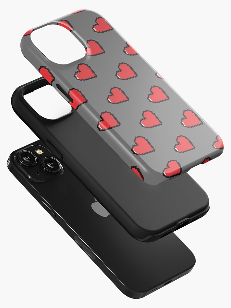 Thumbnail 2 of 4, iPhone Case, Digital Hearts Pattern designed and sold by savesarah.