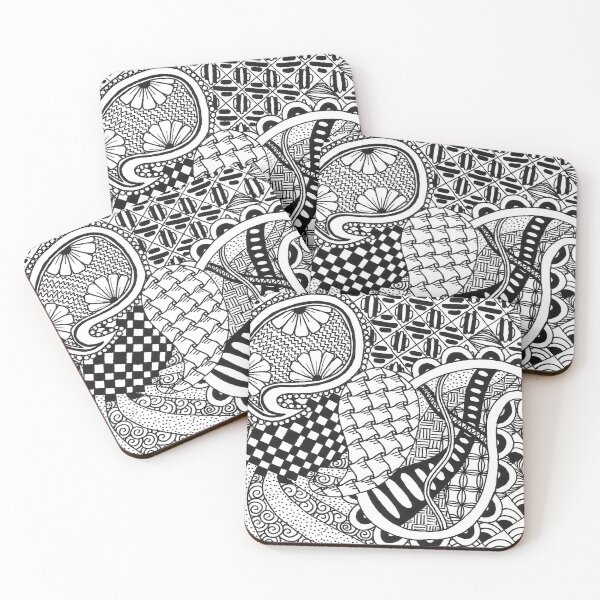 Item preview, Zentangle Pattern 2 designed and sold by Nicole Christine.