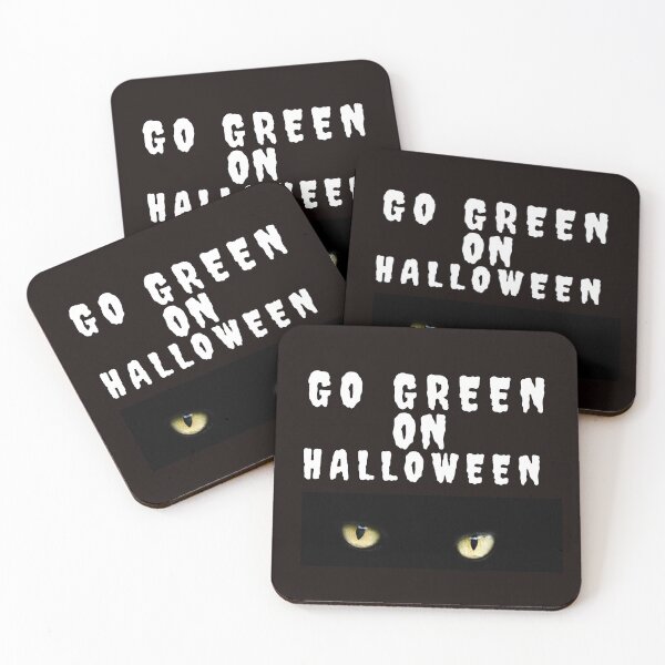 Item preview, GO GREEN ON HALLOWEEN designed and sold by Pbradley50.