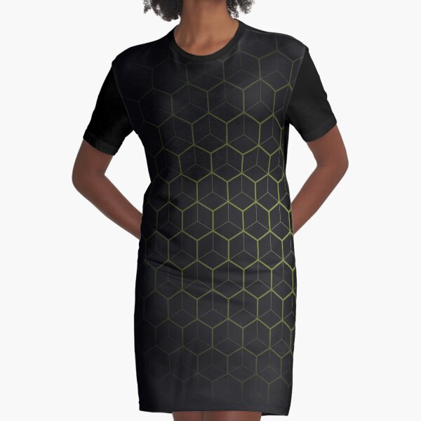 Very Cool, Super Awesome and kind of Pretty Amazing Abstract Pattern Graphic T-Shirt Dress