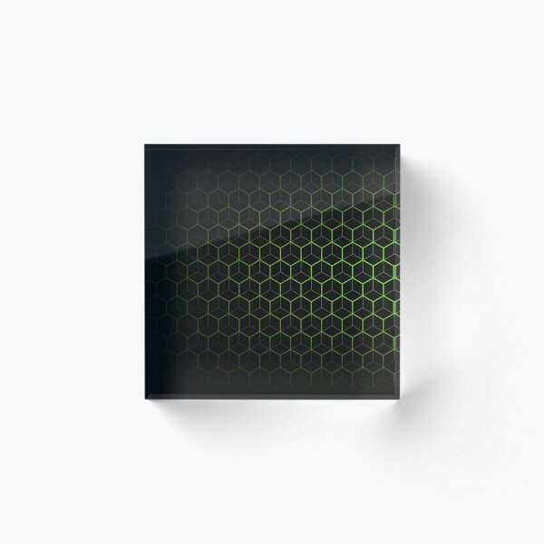 Very Cool, Super Awesome and kind of Pretty Amazing Abstract Pattern Acrylic Block