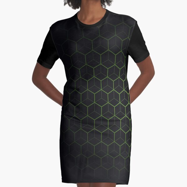 Very Cool, Super Awesome and kind of Pretty Amazing Abstract Pattern Graphic T-Shirt Dress