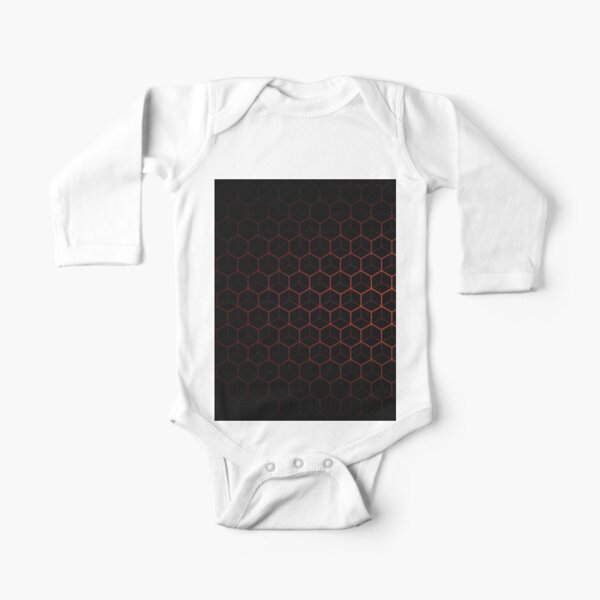 Very Cool, Super Awesome and kind of Pretty Amazing Abstract Pattern Long Sleeve Baby One-Piece