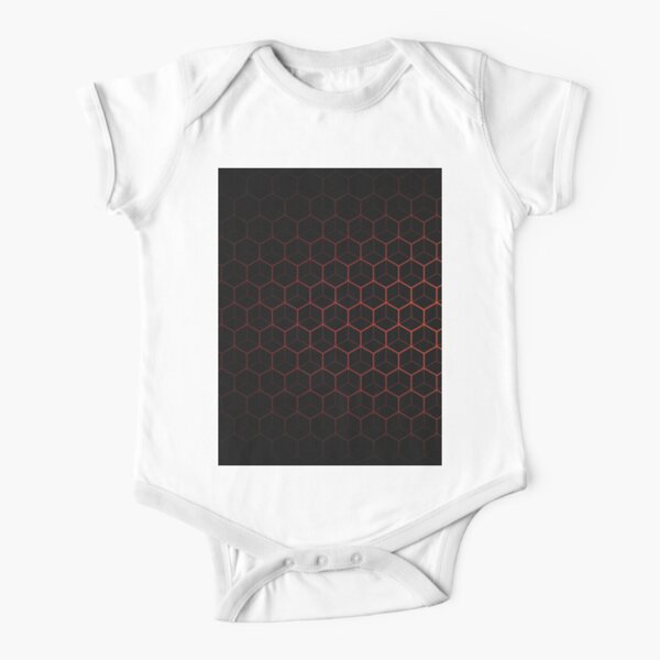 Very Cool, Super Awesome and kind of Pretty Amazing Abstract Pattern Short Sleeve Baby One-Piece