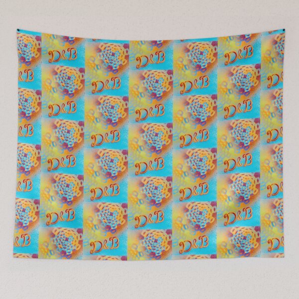 Item preview, D&B graffiti pattern  designed and sold by Beau Gordon.