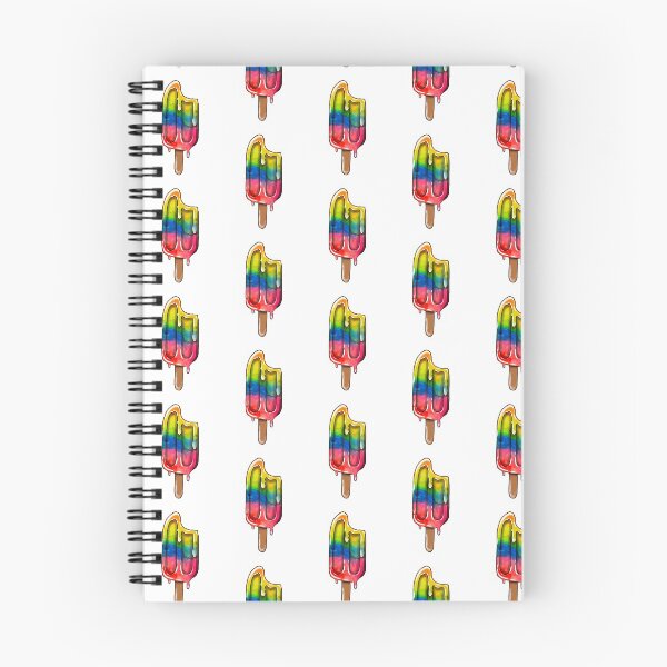 Item preview, Watercolor rainbow popsicle designed and sold by Createartforfun.