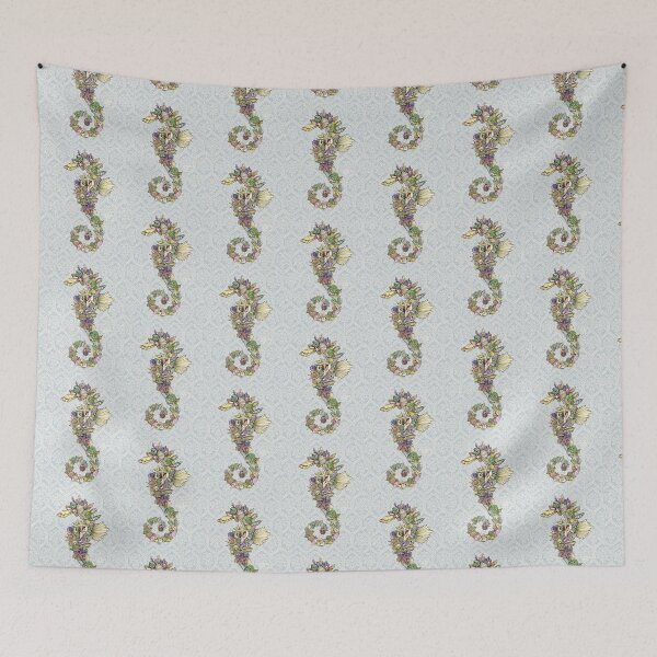 Item preview, A seahorse made of shells designed and sold by MRwonderfool.