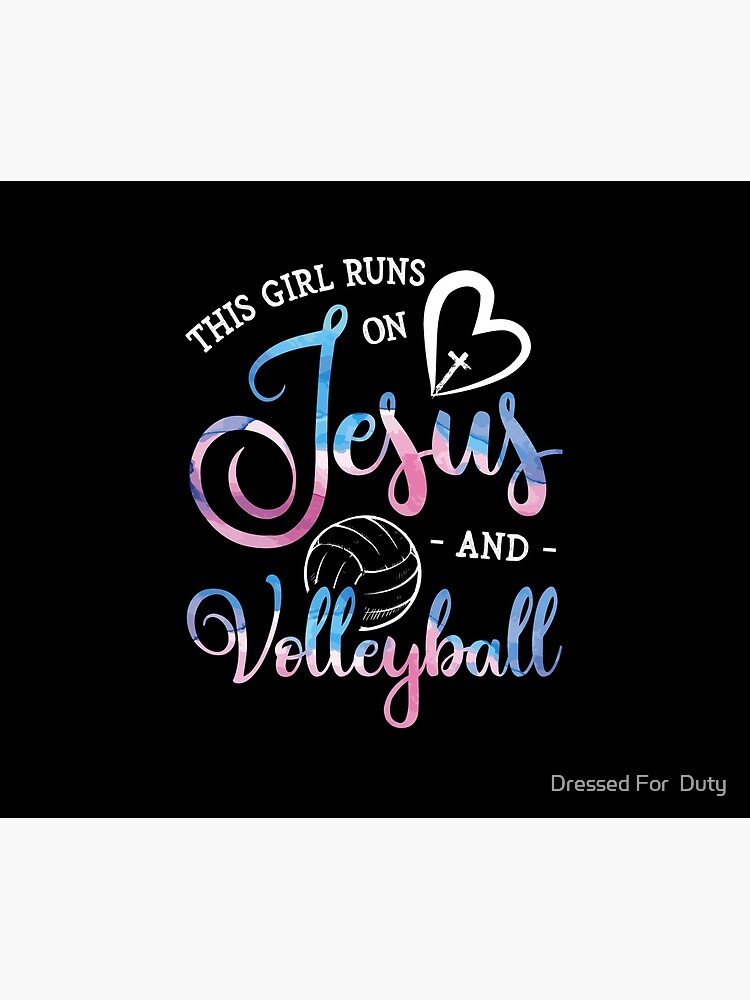 This Girl Runs On Jesus And Volleyball Shirt Christian Gift This Girl Runs On Jesus And Volleyball Shirt Christian Gift