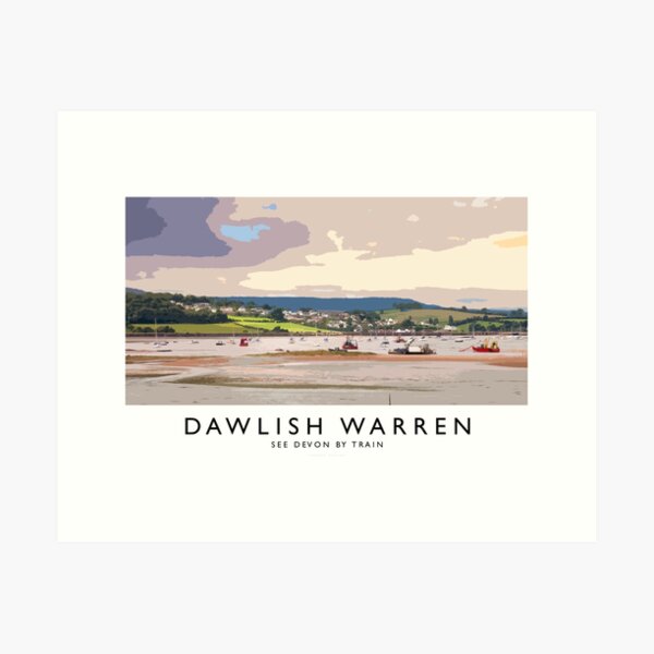 Dawlish Warren (Railway Poster) Art Print