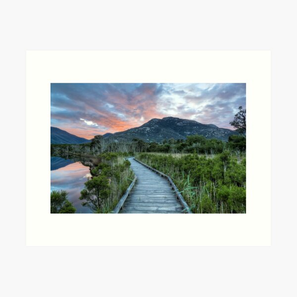 The Road to Mt.Oberon Art Print