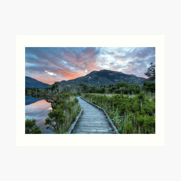 The Road to Mt.Oberon Art Print