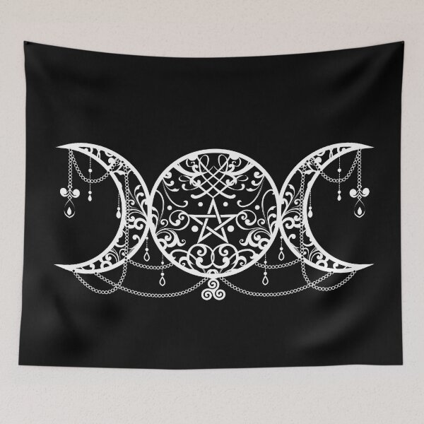 Item preview, Triple Goddess Symbol Ornament designed and sold by k9printart.