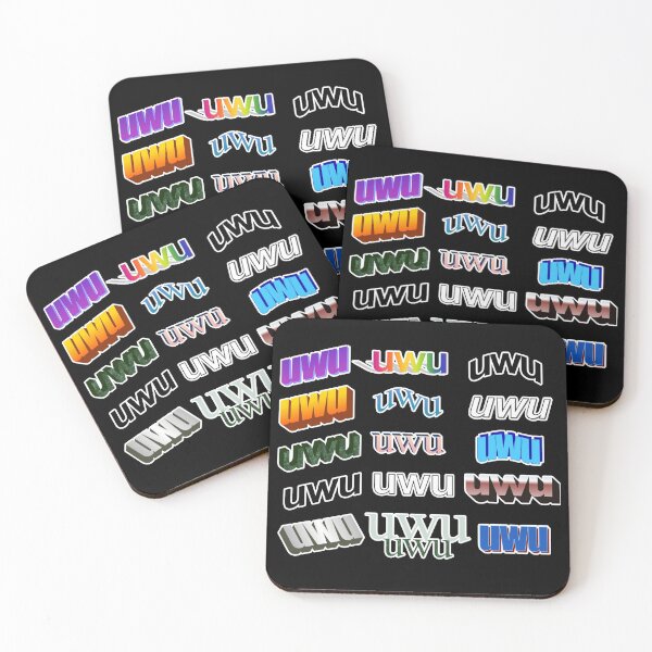 Item preview, uwu but it's in many WordArt styles designed and sold by shapkaa.