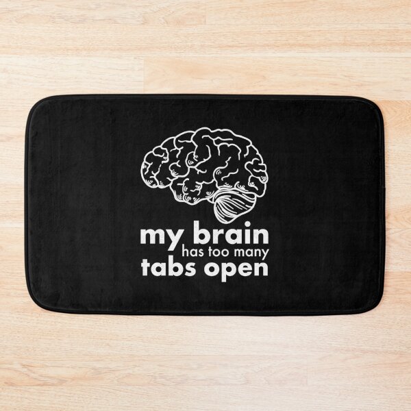 Item preview, Funny Overloaded Brain Mentally Drained Novelty Gift designed and sold by ripsydesigns.