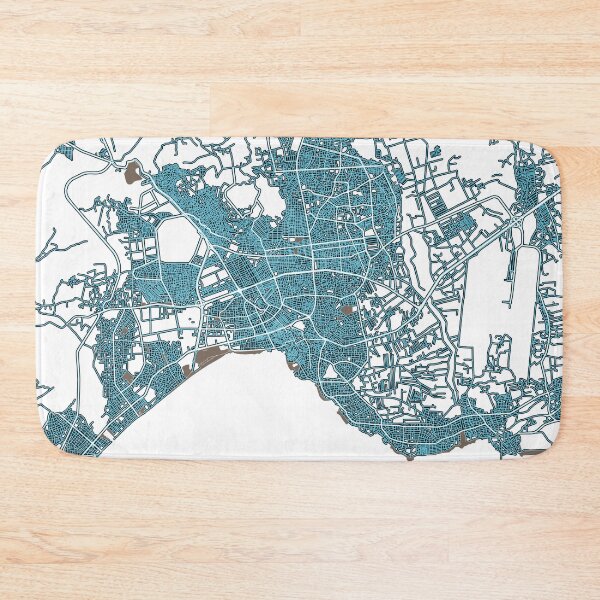 Item preview, Antalya Street Map, Turkey Art, Antalya Pattern designed and sold by IvonDesign.