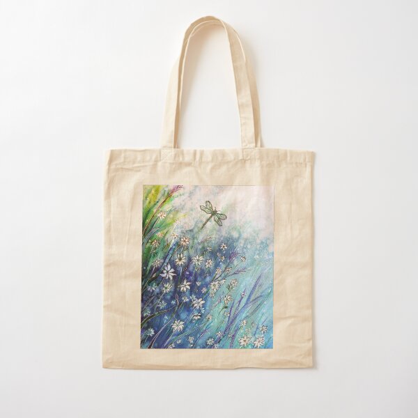 Dainty Daisies Cotton Tote Bag