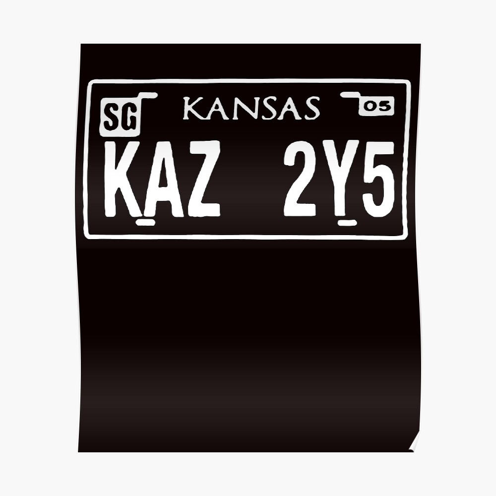 "License Plate Supernatural Unisex Winchester Sam Dean Top ...