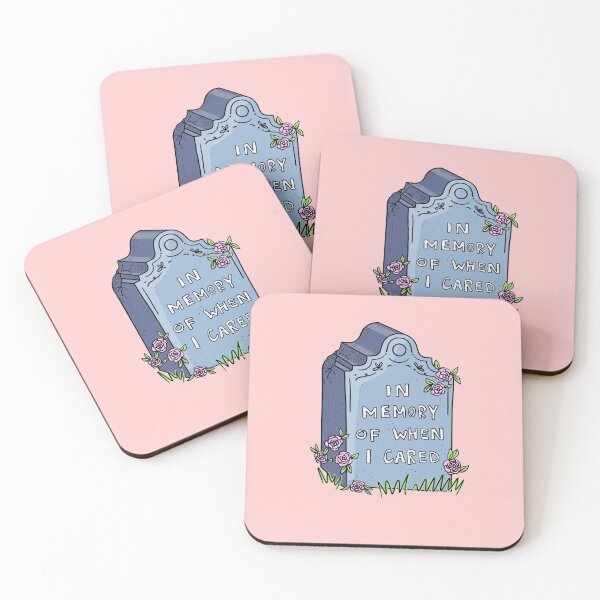 Item preview, In memory of when I cared tombstone designed and sold by MugDesignStore.