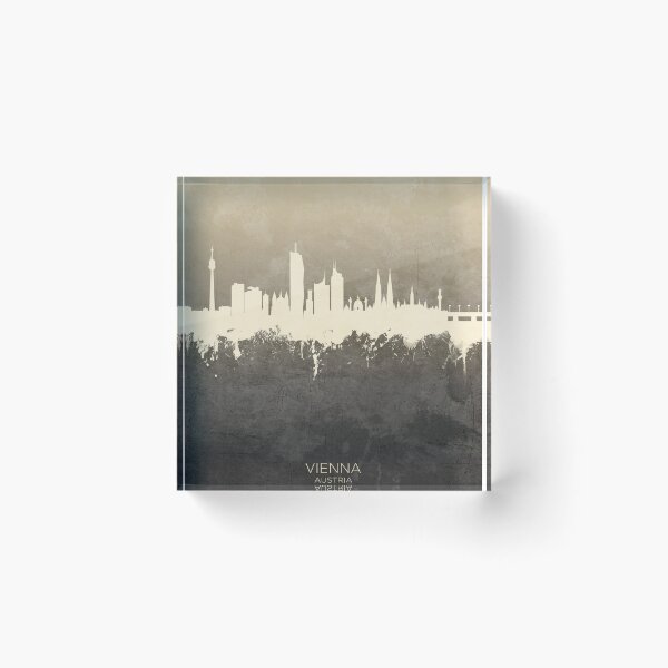Artikelvorschau, Vienna Austria Skyline entworfen und verkauft von ArtPrints.