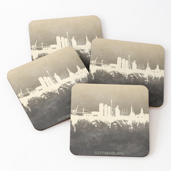 Item preview, Gothenburg Sweden Skyline designed and sold by ArtPrints.