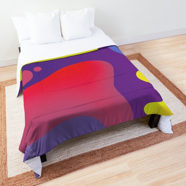 Very Cool, Super Awesome and kind of Pretty Amazing Colorful Abstract Pattern Comforter