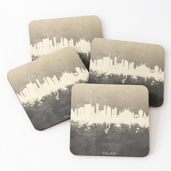 Aperçu de l'œuvre Milan Italy Skyline créée et vendue par ArtPrints.
