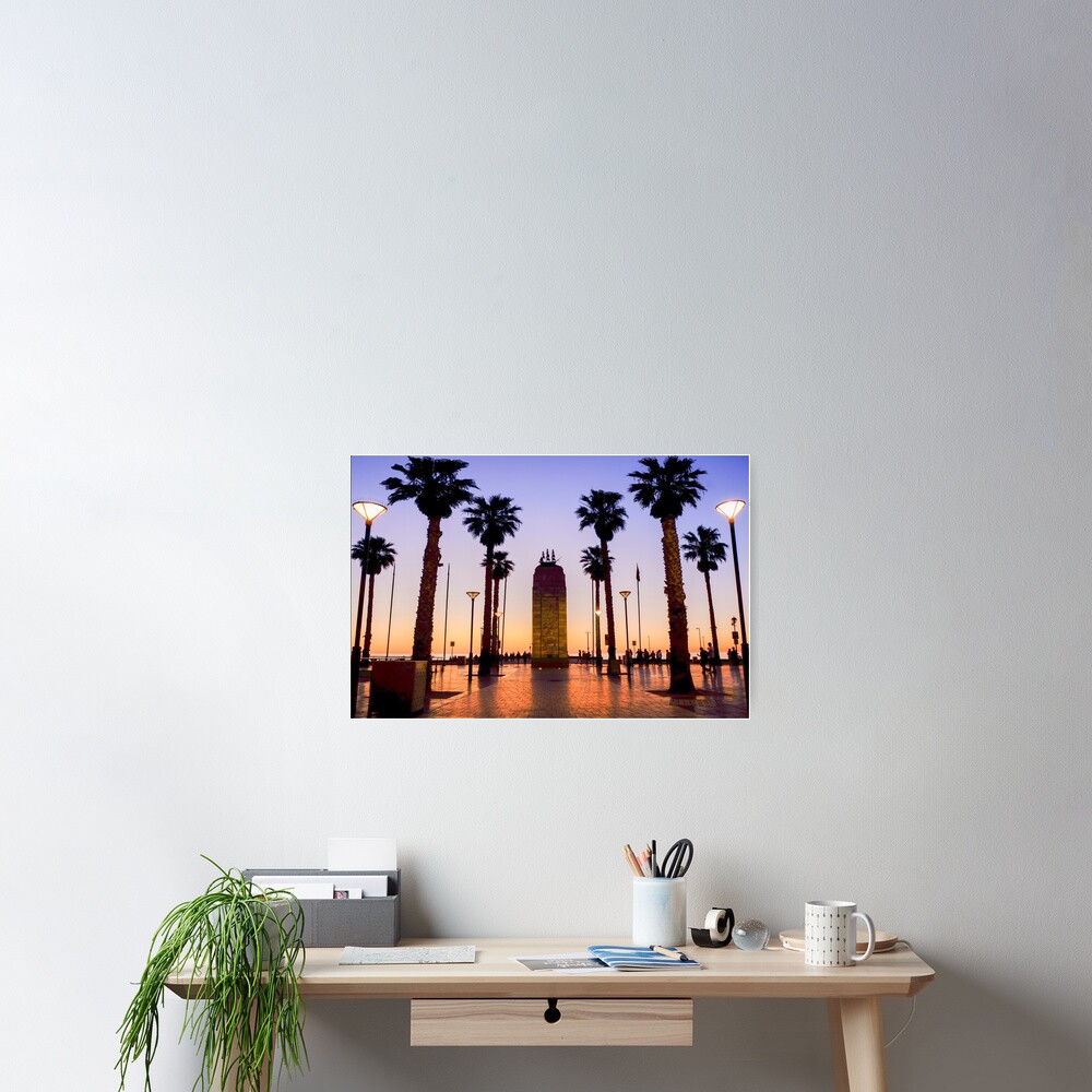 Glenelg Sunset Poster