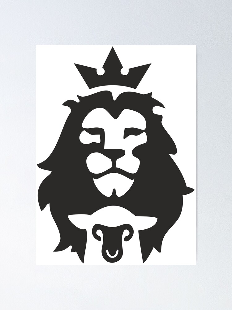 The Lion King The Lamb Lion Face Lion Of Judah Christian T Shirt Poster By Diy Store Redbubble
