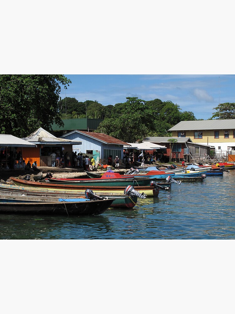 Longboats at Gizo by neoniphon
