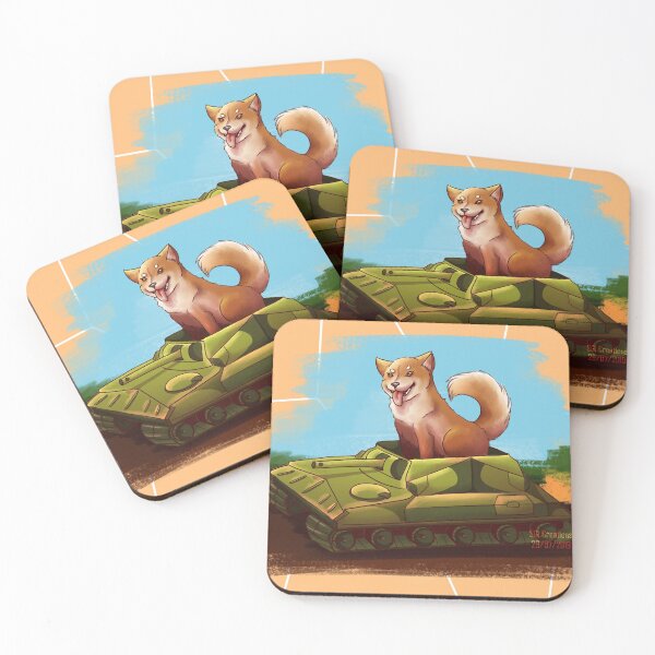 Item preview, a shiba in a tank. yep designed and sold by sgi-creations.