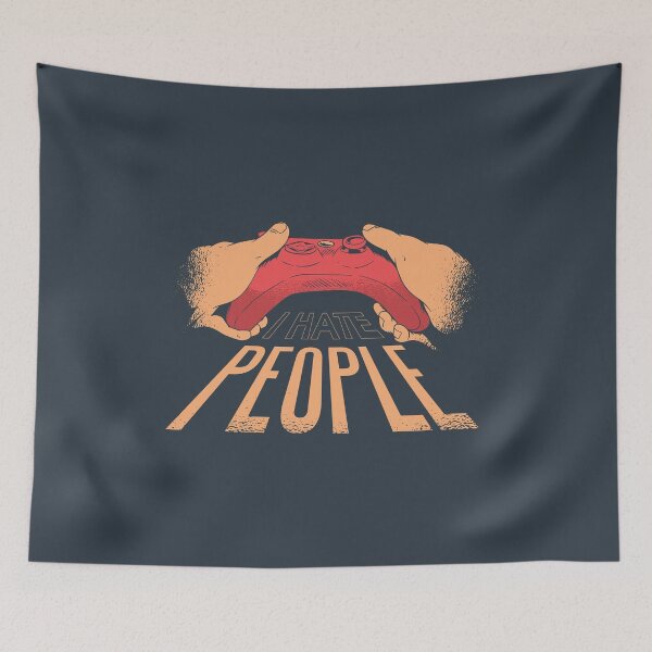 Item preview, Gamer hate people designed and sold by Vanditdesigns.