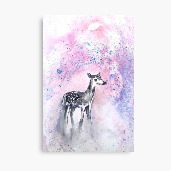 Daydreaming Deer Canvas Print