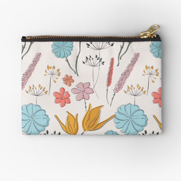Summer flower print Zipper Pouch