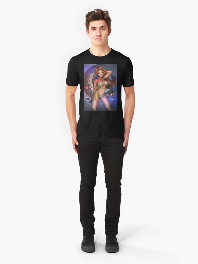 Alternate view of Symbiotic Armor Warrior Slim Fit T-Shirt