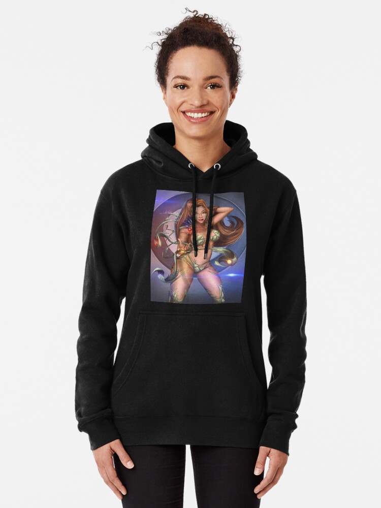 Alternate view of Symbiotic Armor Warrior Pullover Hoodie