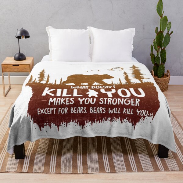 Item preview, What Doesn't Kill You Makes You Stronger Bear designed and sold by SpitLake.