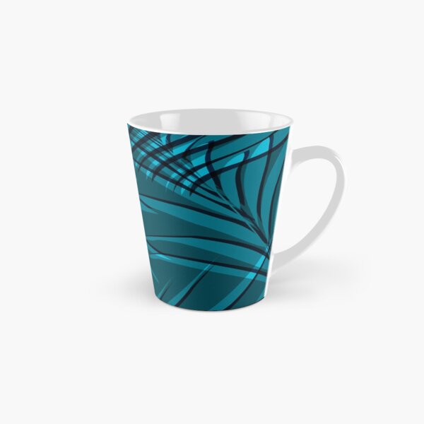 Item preview, Palm leaf turquoise  designed and sold by Milatoo.