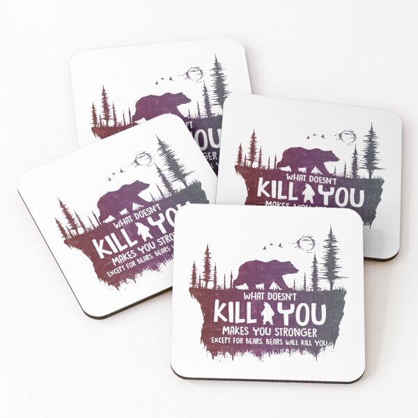 Item preview, What Doesn't Kill You Makes You Stronger Bear designed and sold by SpitLake.
