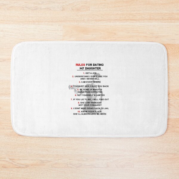 Item preview, Funny Dating my Daughter Rules designed and sold by Rott515.