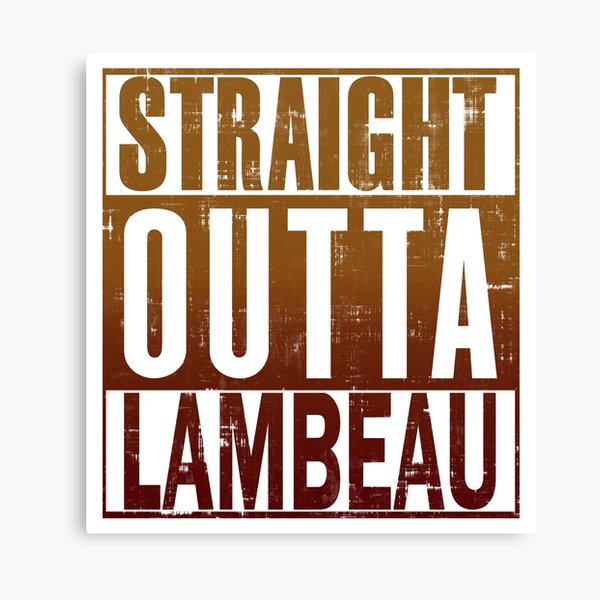 Straight Outta Lambeau Canvas Print