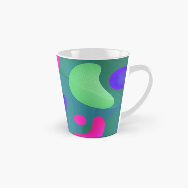 Very Cool, Super Awesome and kind of Pretty Amazing Colorful Abstract Pattern Tall Mug