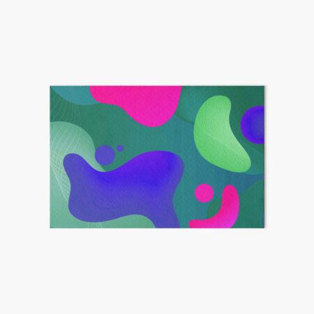 Very Cool, Super Awesome and kind of Pretty Amazing Colorful Abstract Pattern Art Board Print