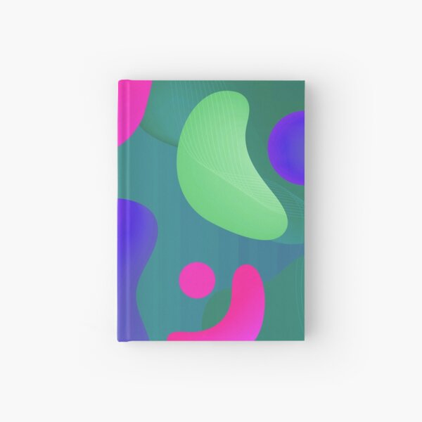 Very Cool, Super Awesome and kind of Pretty Amazing Colorful Abstract Pattern Hardcover Journal