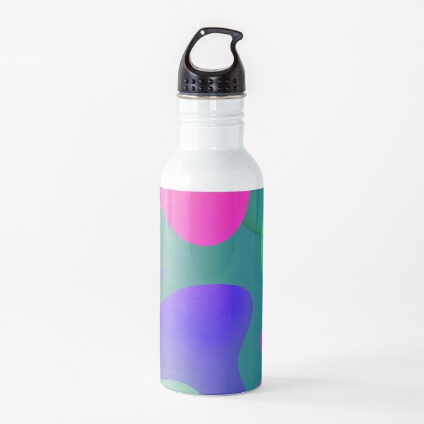 Very Cool, Super Awesome and kind of Pretty Amazing Colorful Abstract Pattern Water Bottle
